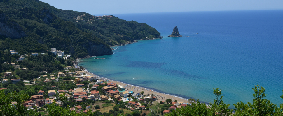 Corfu Agios Gordios - from above